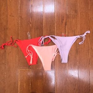 NWT Cheeky Bikini Bottom Bundle
